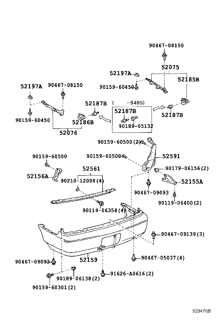 Exploded illustration 520476B