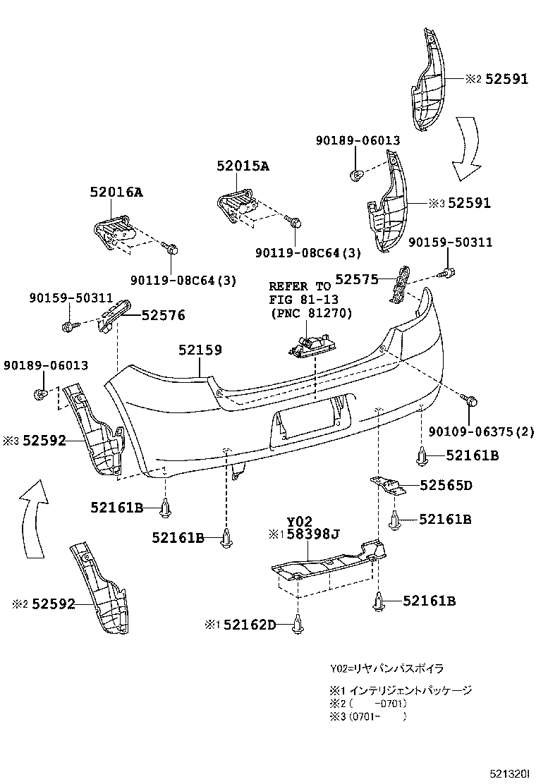 Exploded illustration 521320I