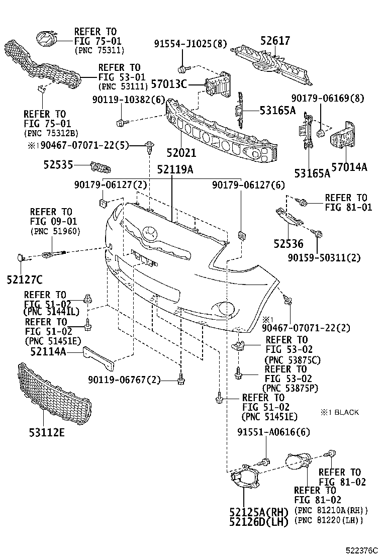 Exploded illustration 522376C