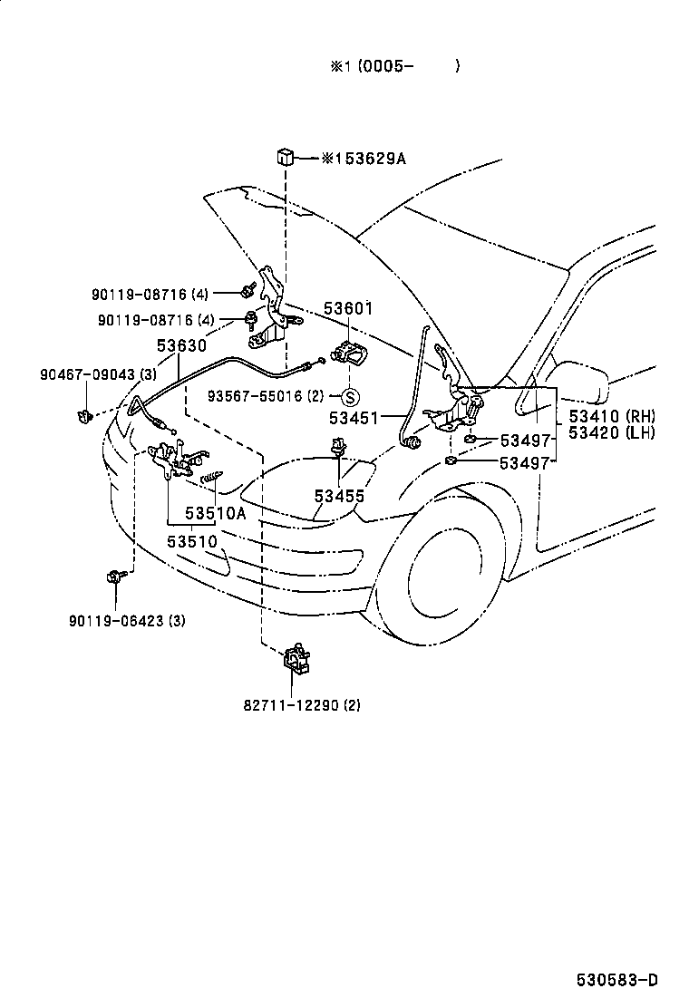 Exploded illustration 530583D