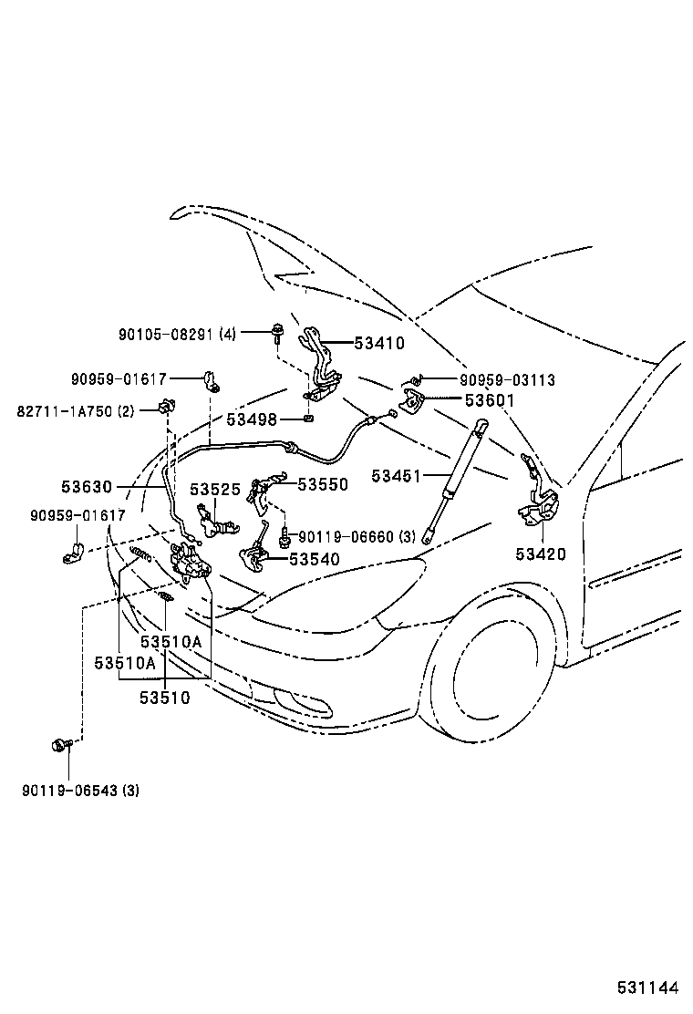 Exploded illustration 531144