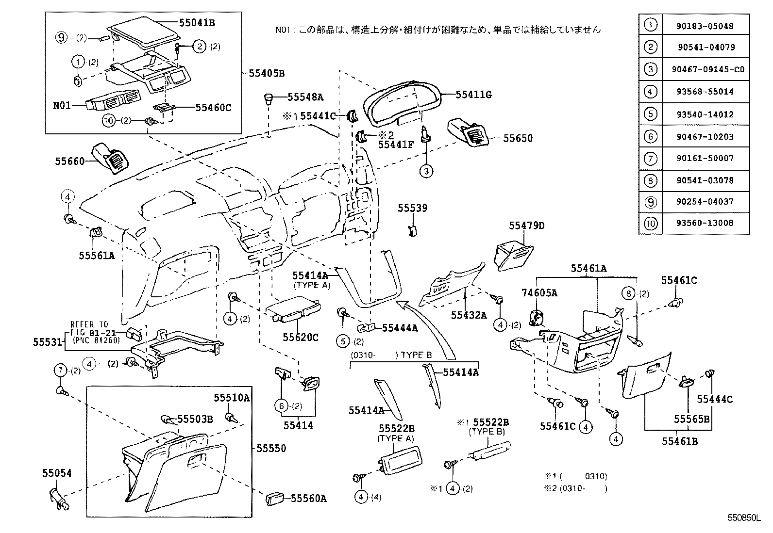 Figure 550850L