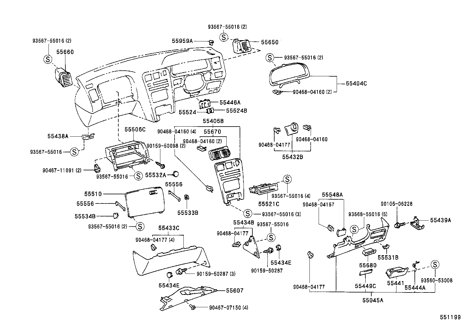 Exploded illustration 551199