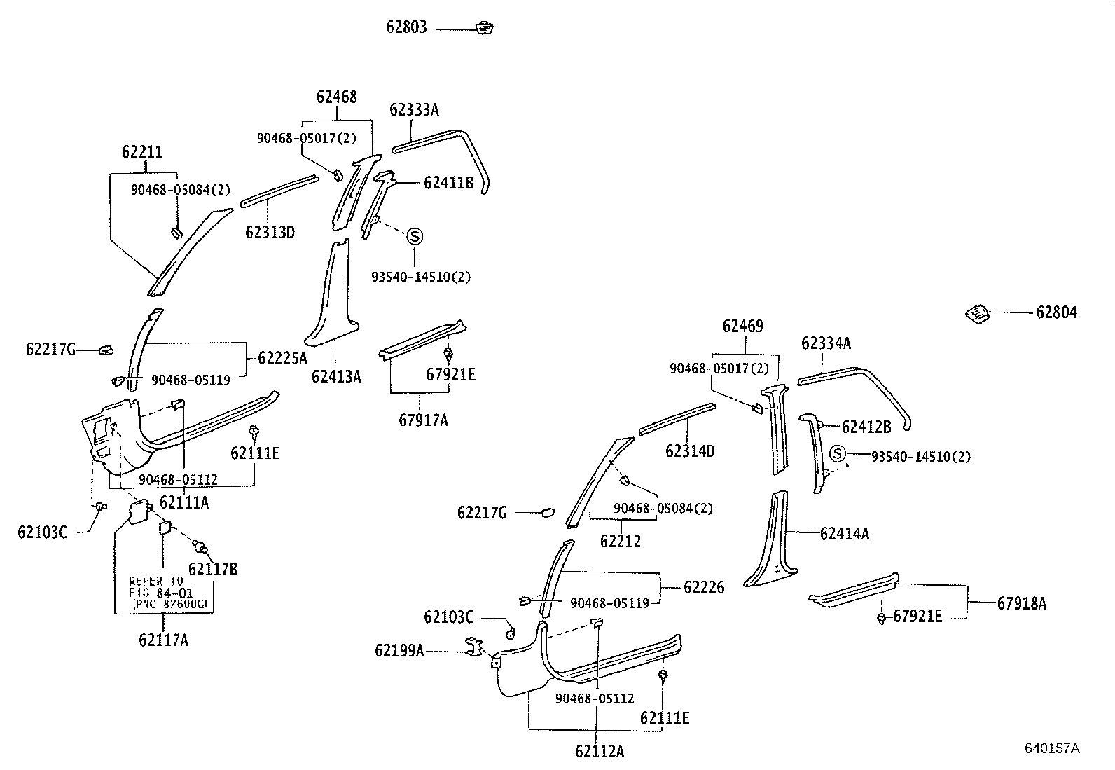 Exploded illustration 640157A