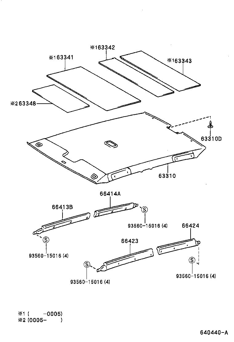 Exploded illustration 640440A
