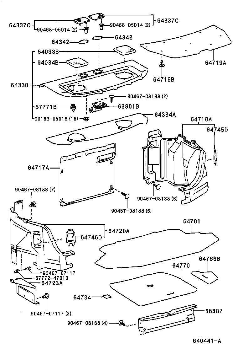 Exploded illustration 640441A