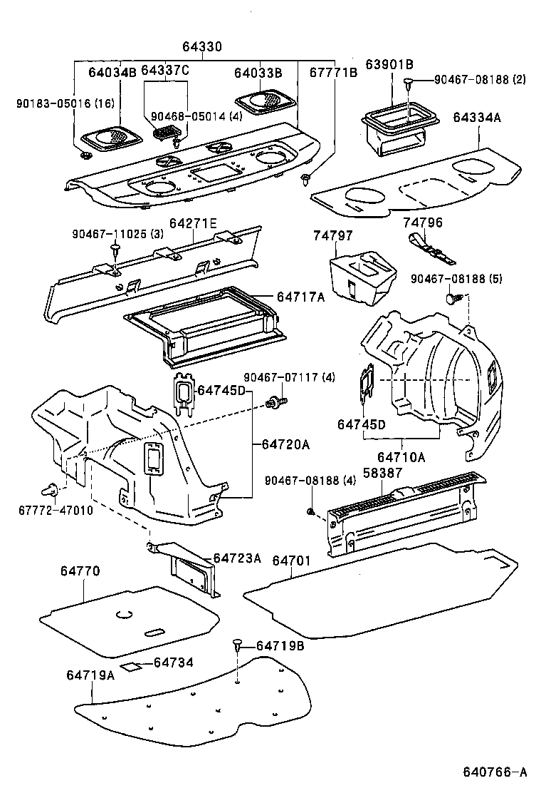 Exploded illustration 640766A