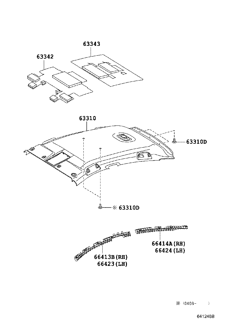 Exploded illustration 641248B
