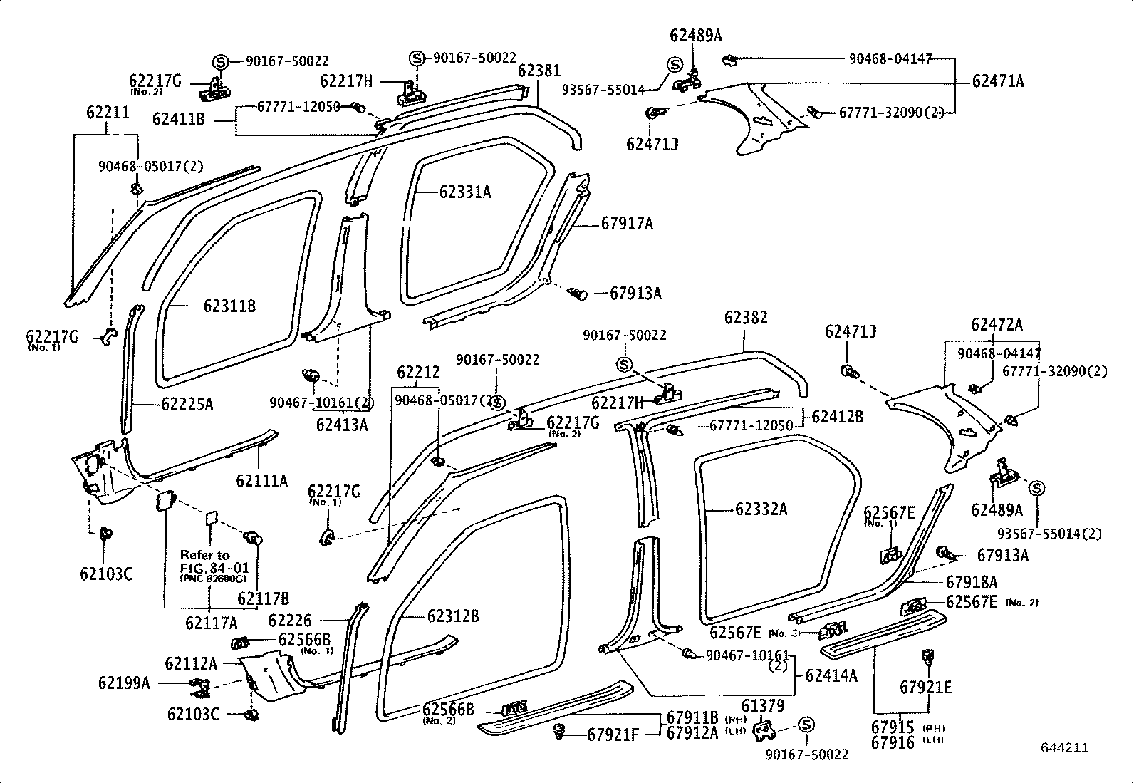Exploded illustration 644211