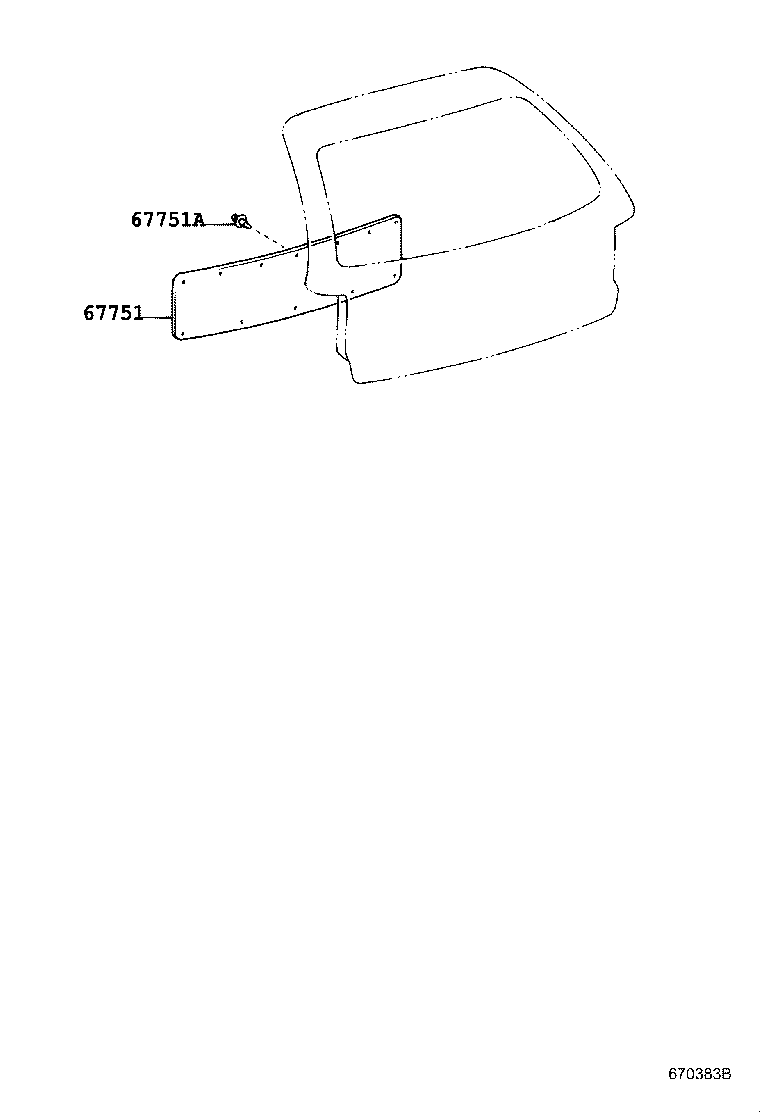 Exploded illustration 670383B