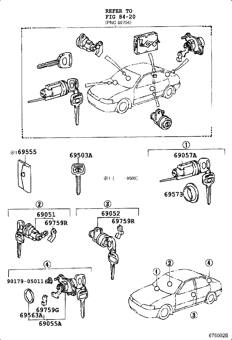 Exploded illustration 676002B