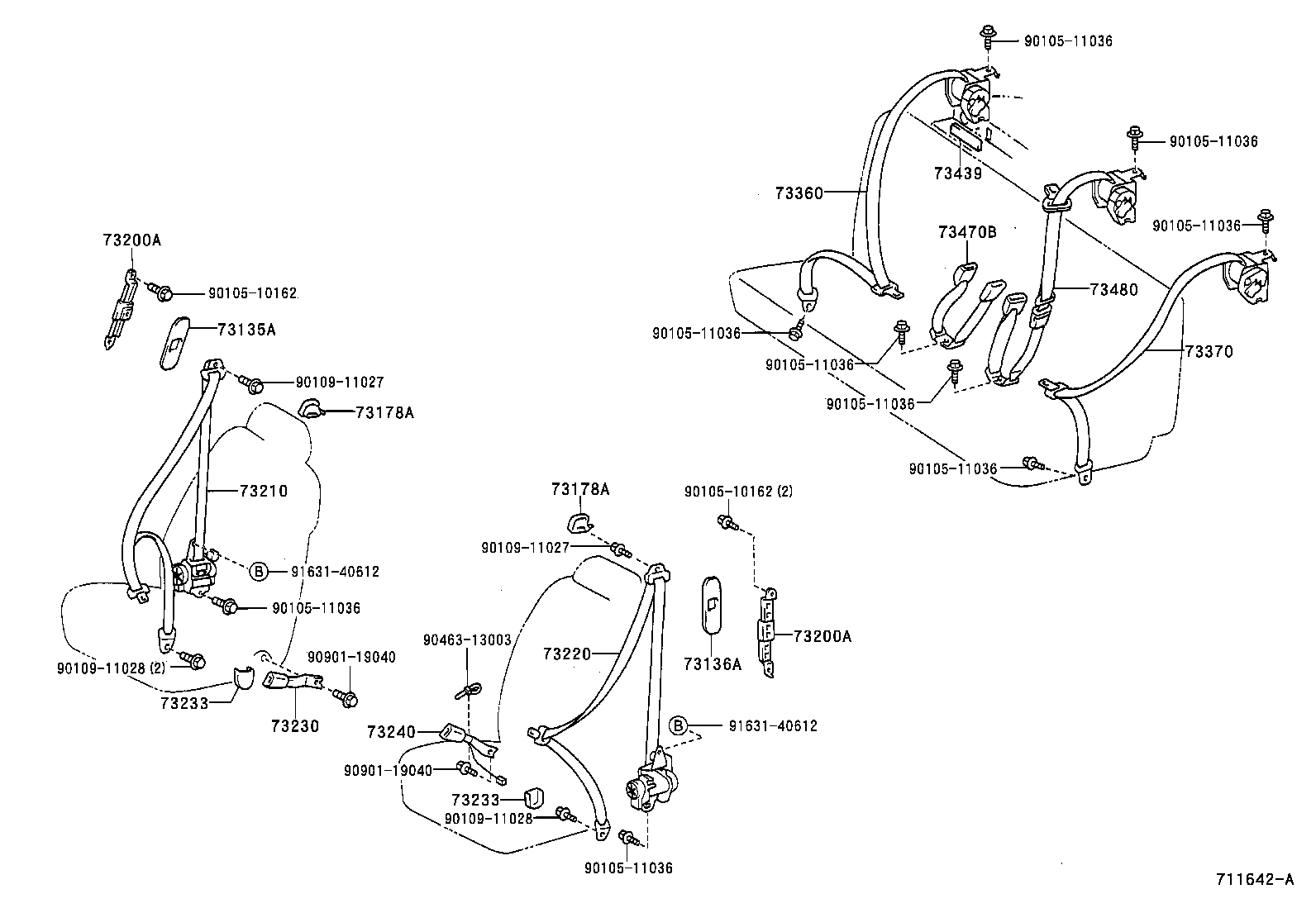Exploded illustration 711642A