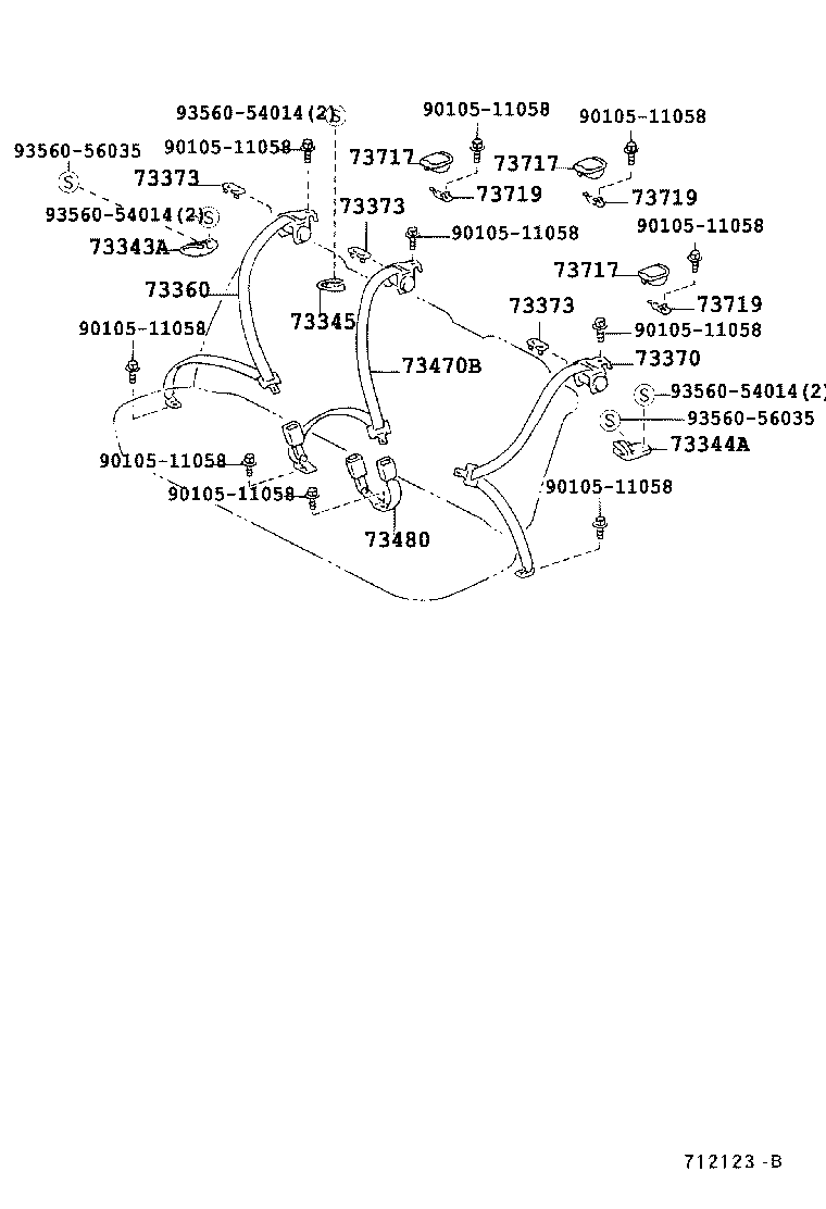 Exploded illustration 712123B
