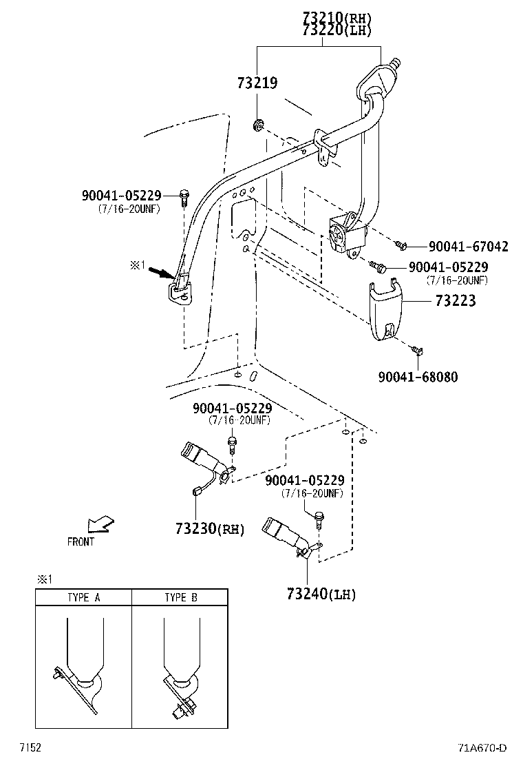 Exploded illustration 71A670D