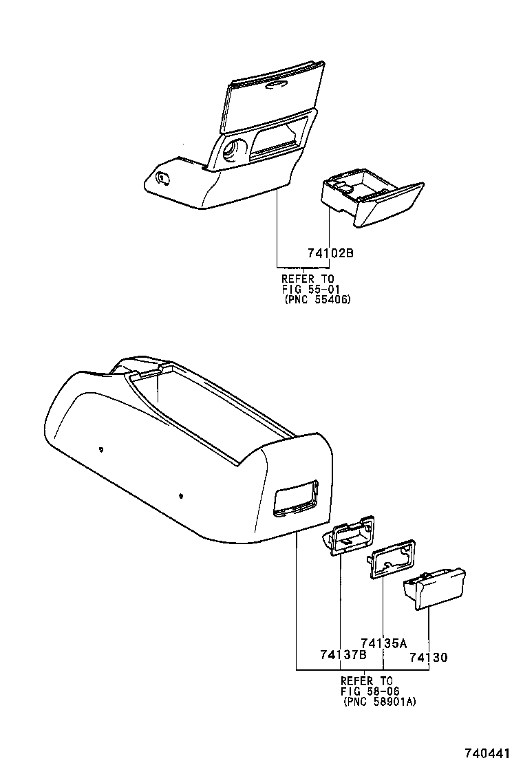 Exploded illustration 740441