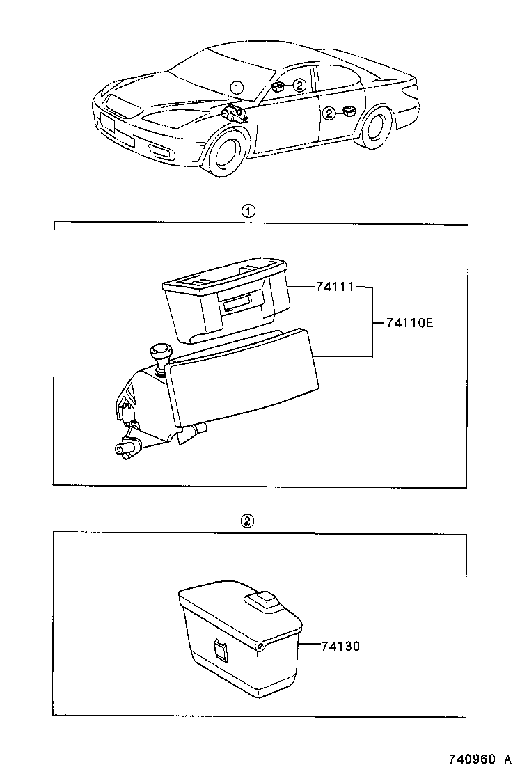 Exploded illustration 740960A