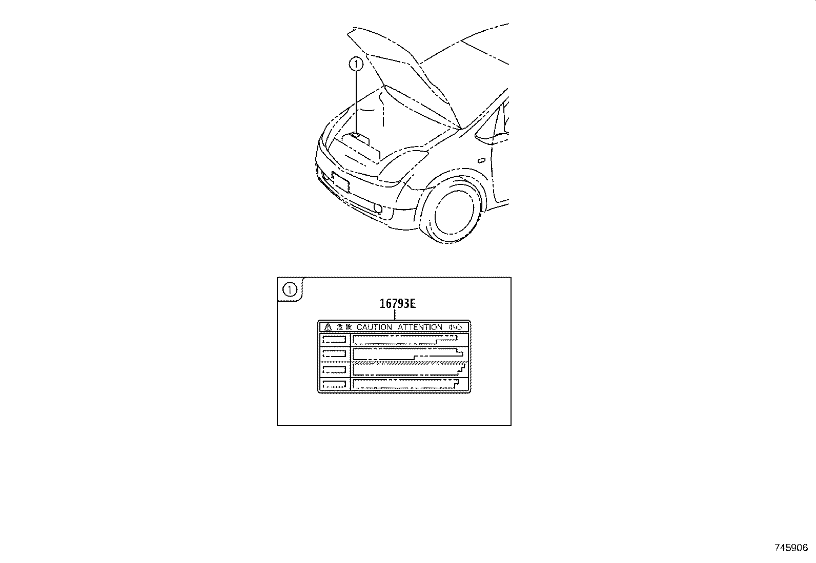 Exploded illustration 745906