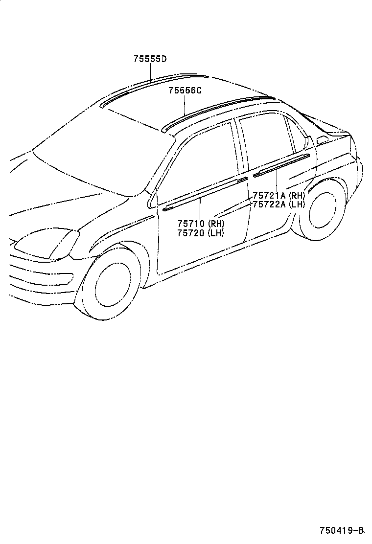 Exploded illustration 750419B