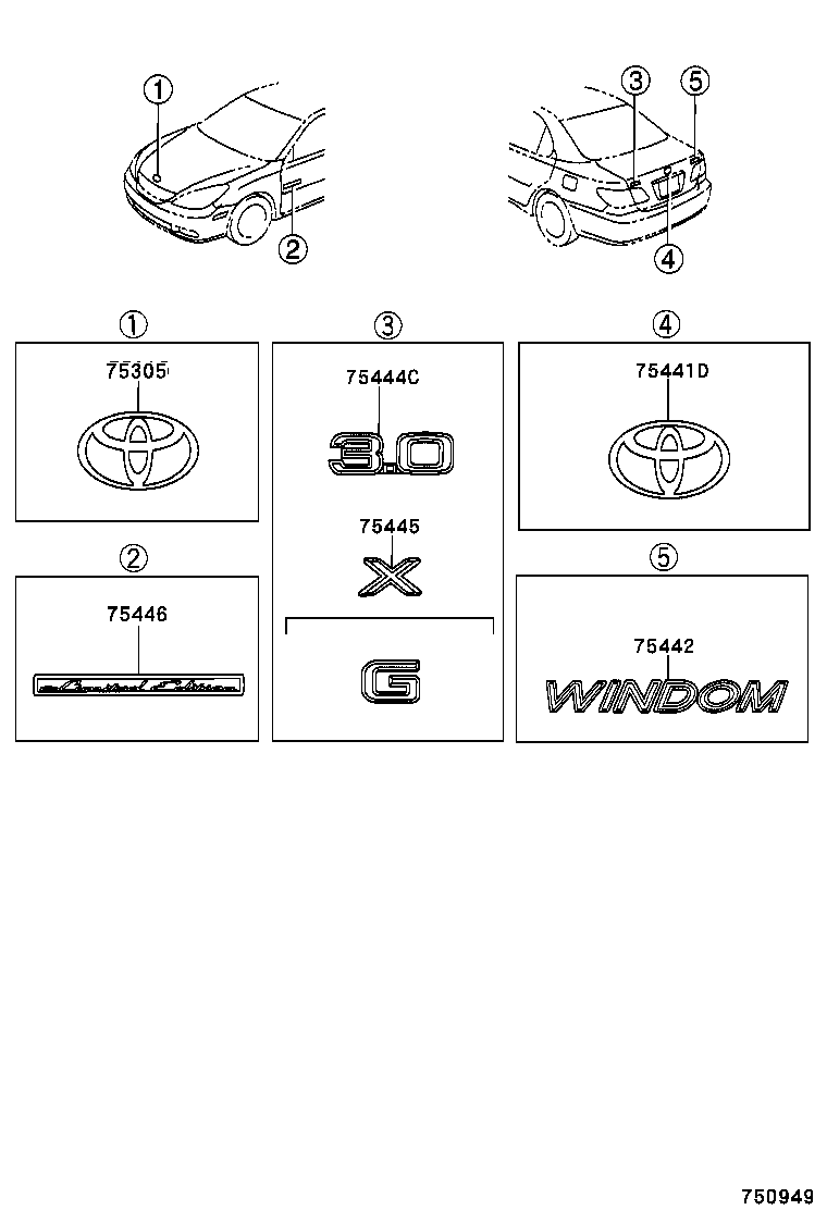 Exploded illustration 750949
