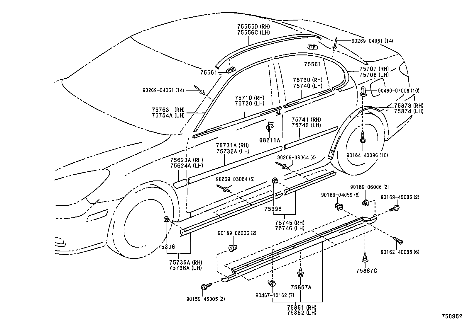 Exploded illustration 750952