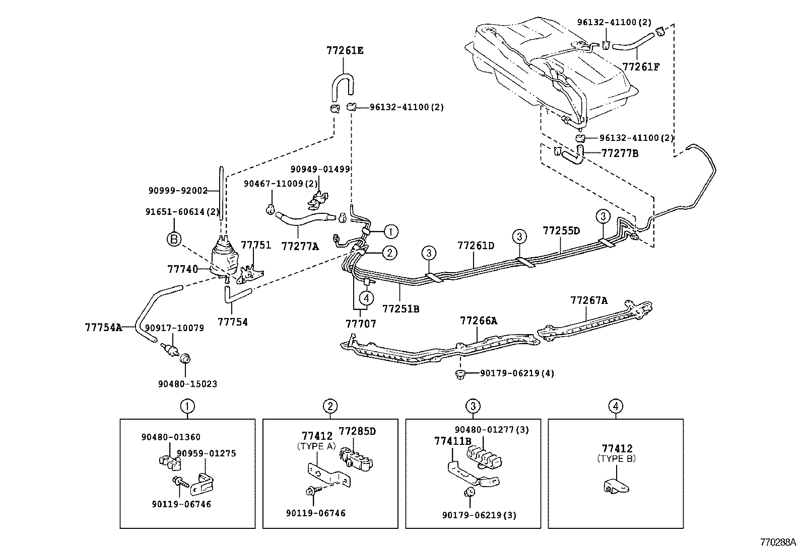 Exploded illustration 770288A