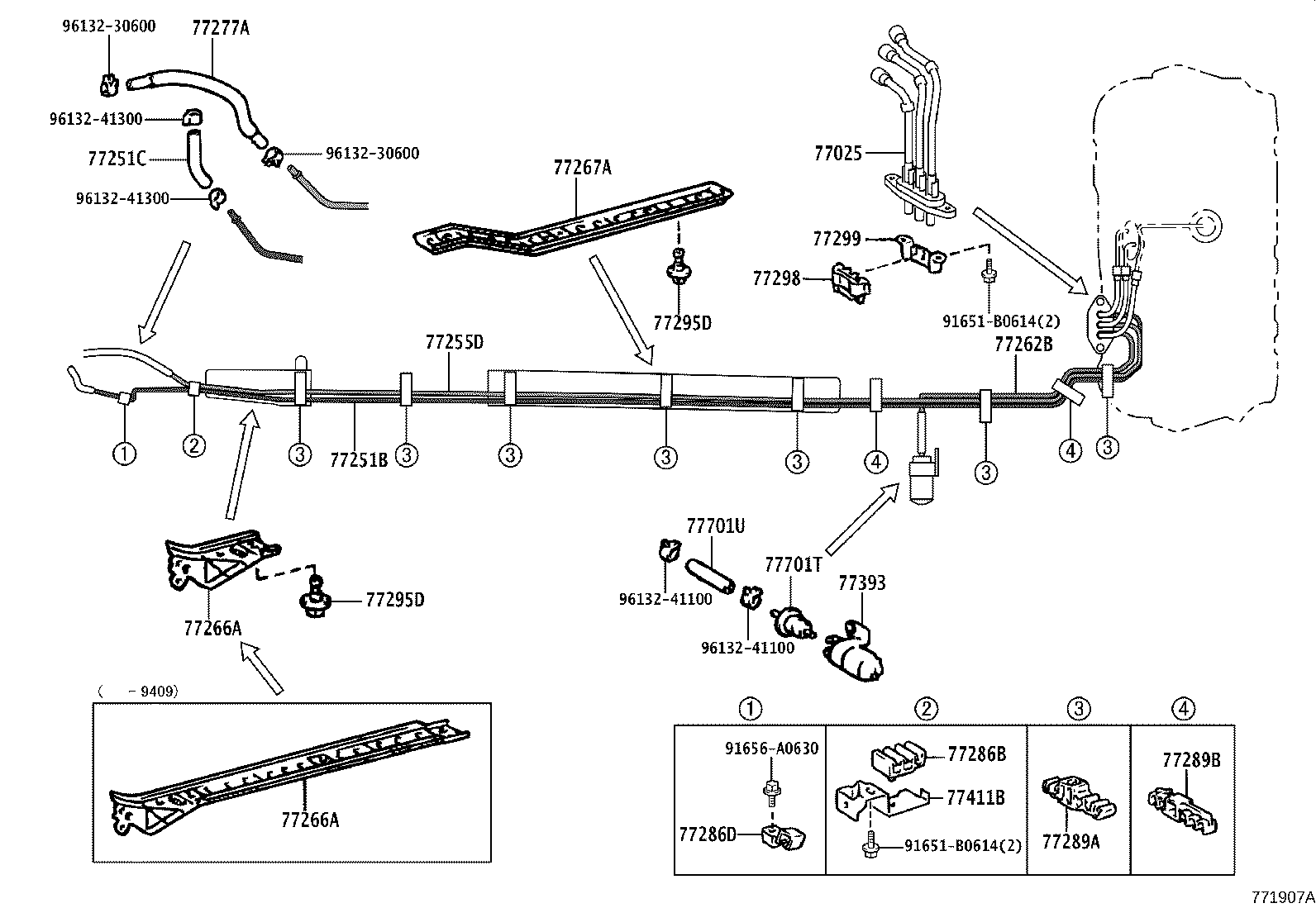 Exploded illustration 771907A