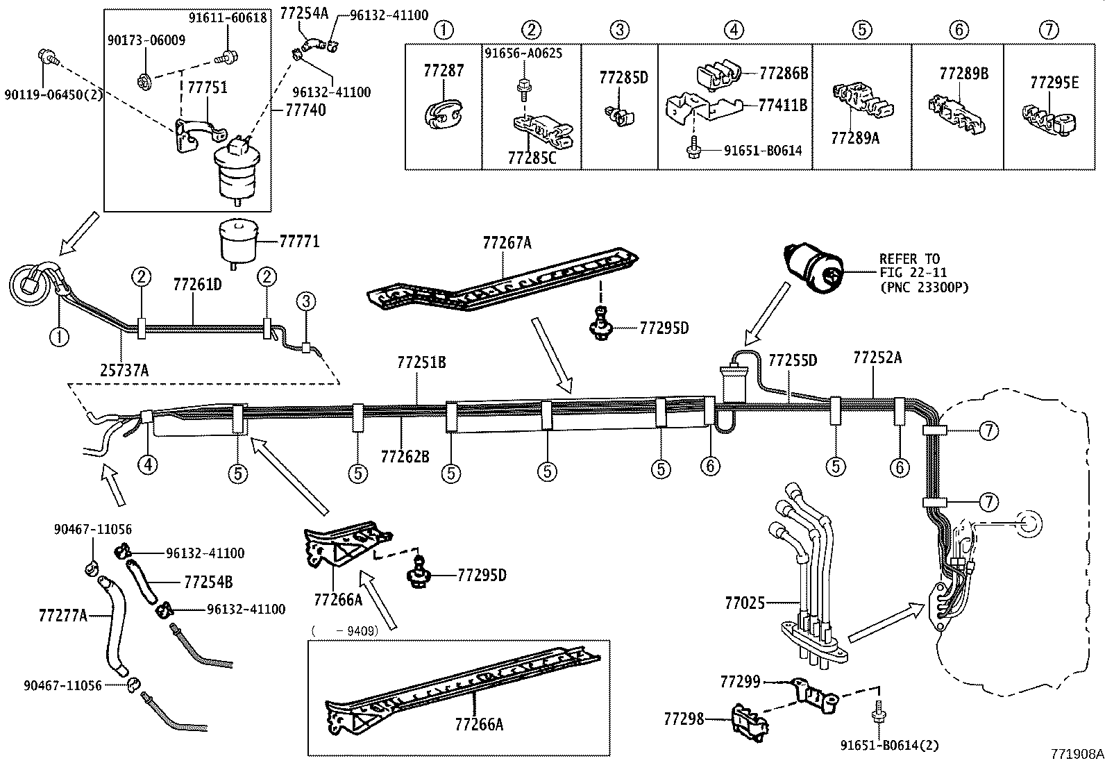 Exploded illustration 771908A