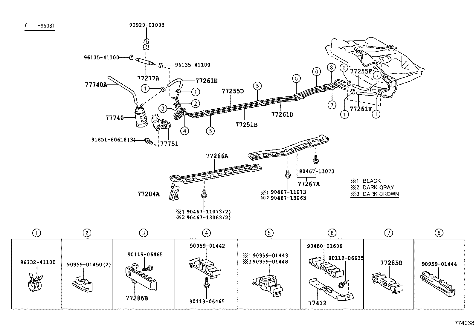Exploded illustration 774038