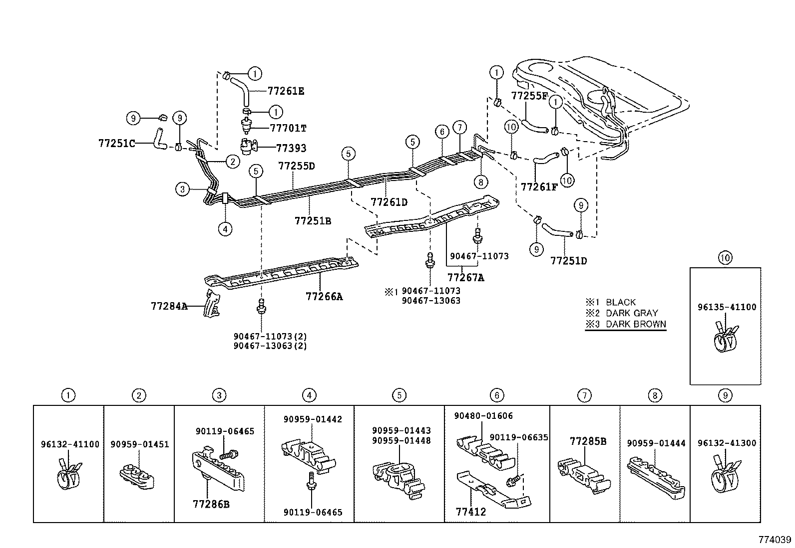 Exploded illustration 774039