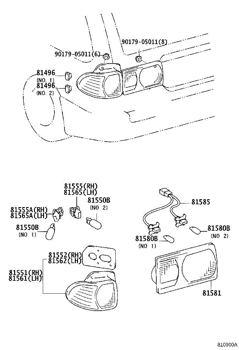 Exploded illustration 810900A