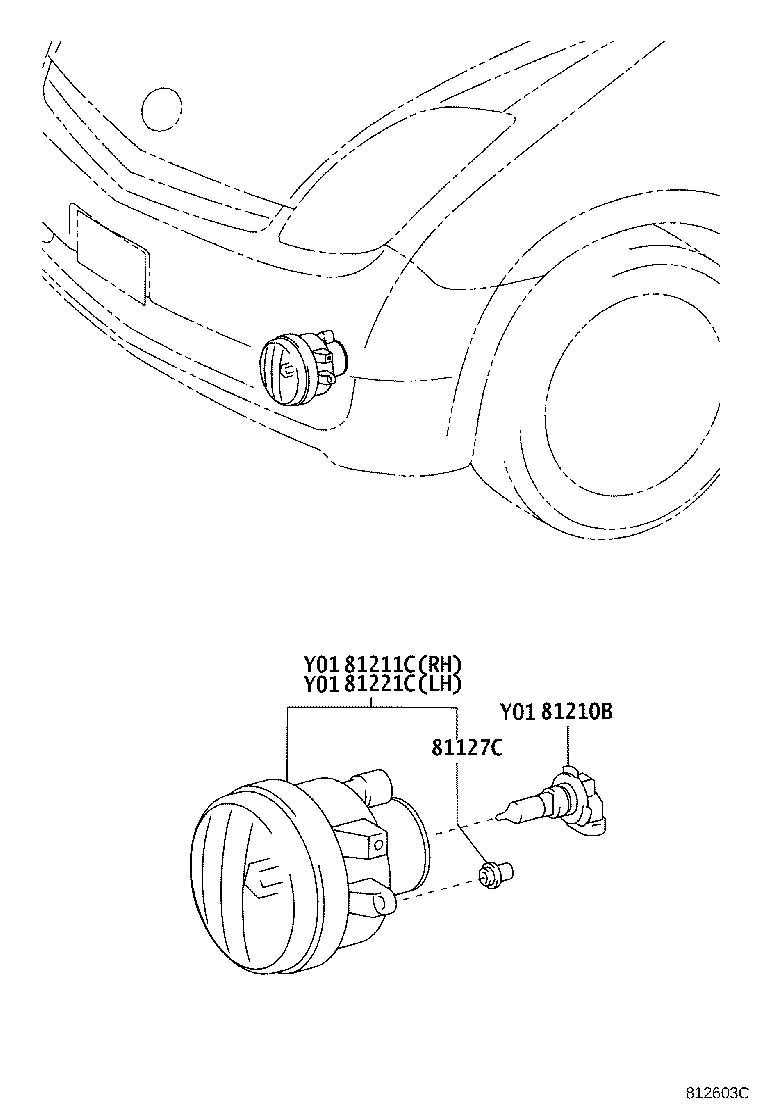Exploded illustration 812603C