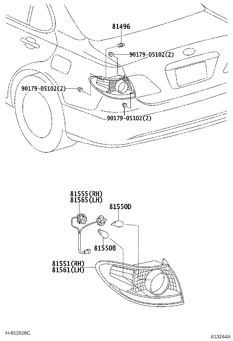 Exploded illustration 813244A