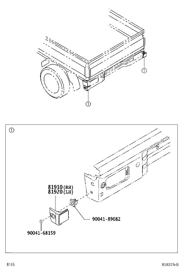 Exploded illustration 816375B