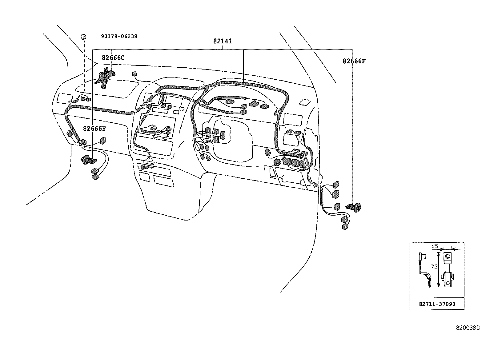 Exploded illustration 820038D