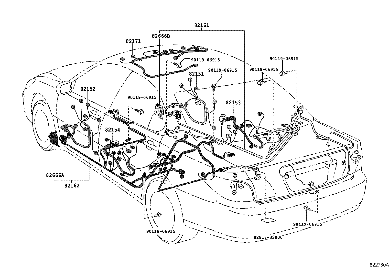 Exploded illustration 822760A