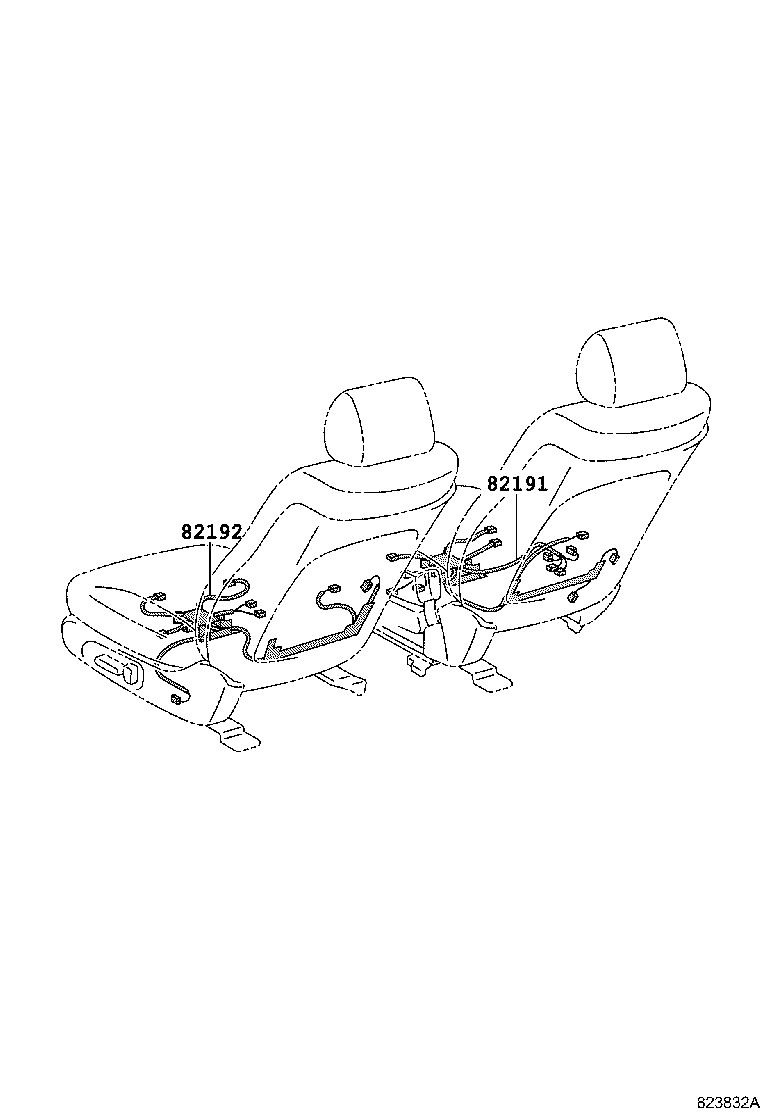 Exploded illustration 823832A