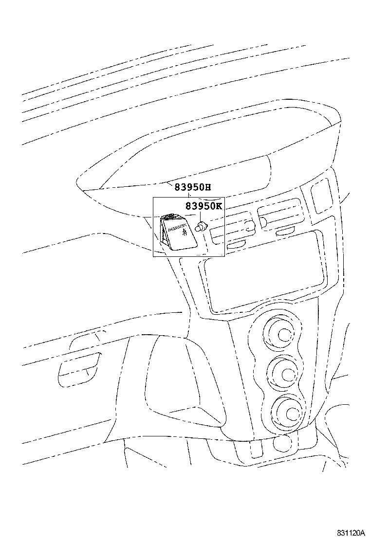 Exploded illustration 831120A