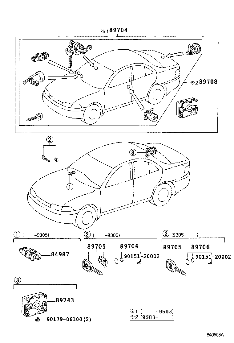 Exploded illustration 840568A