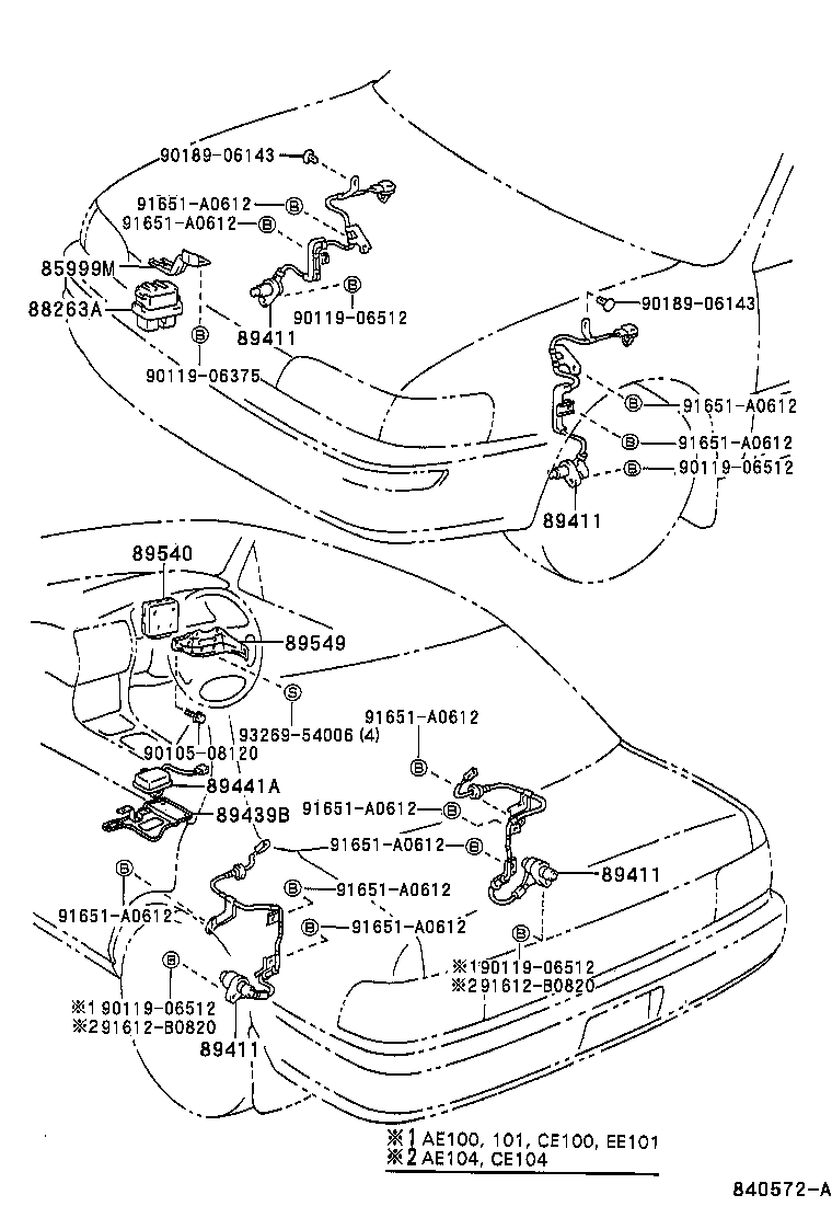 Exploded illustration 840572A
