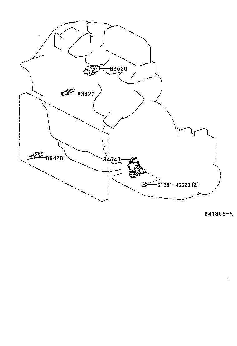 Exploded illustration 841359A