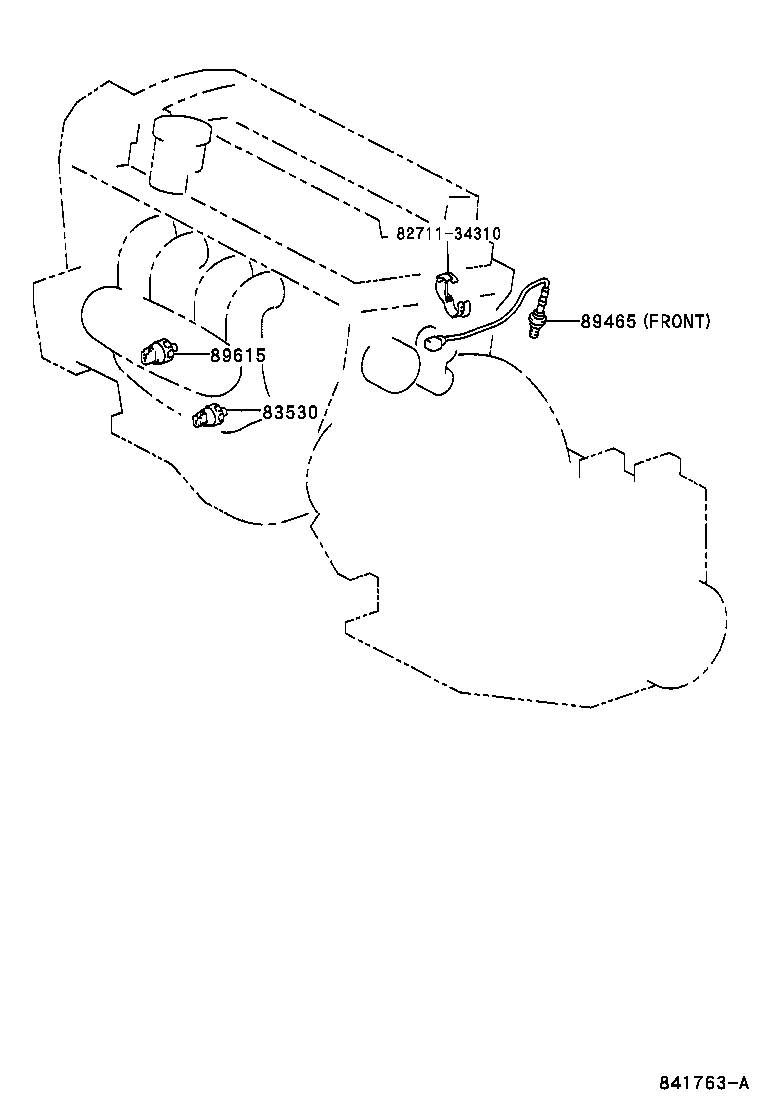 Exploded illustration 841763A