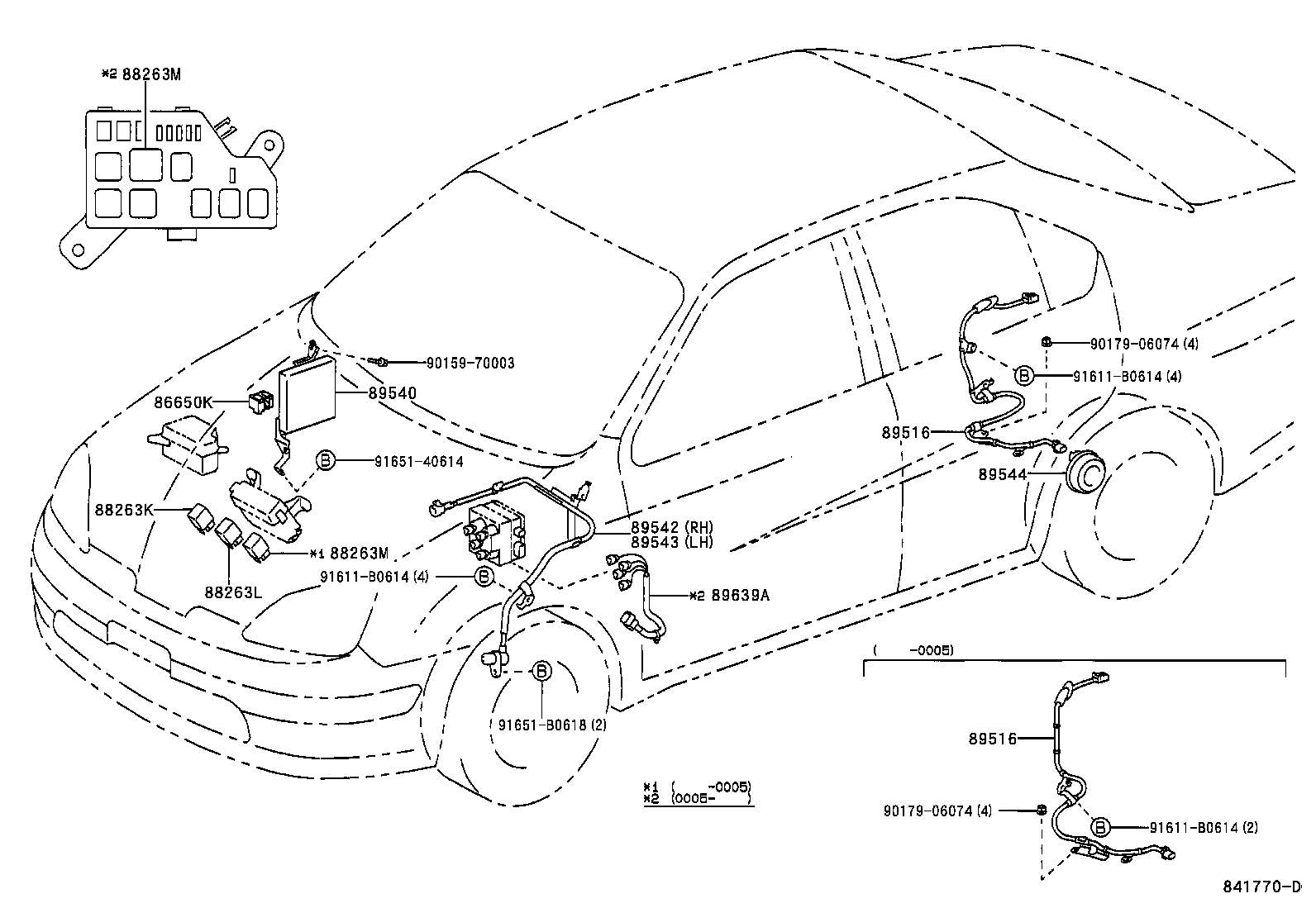 Exploded illustration 841770D