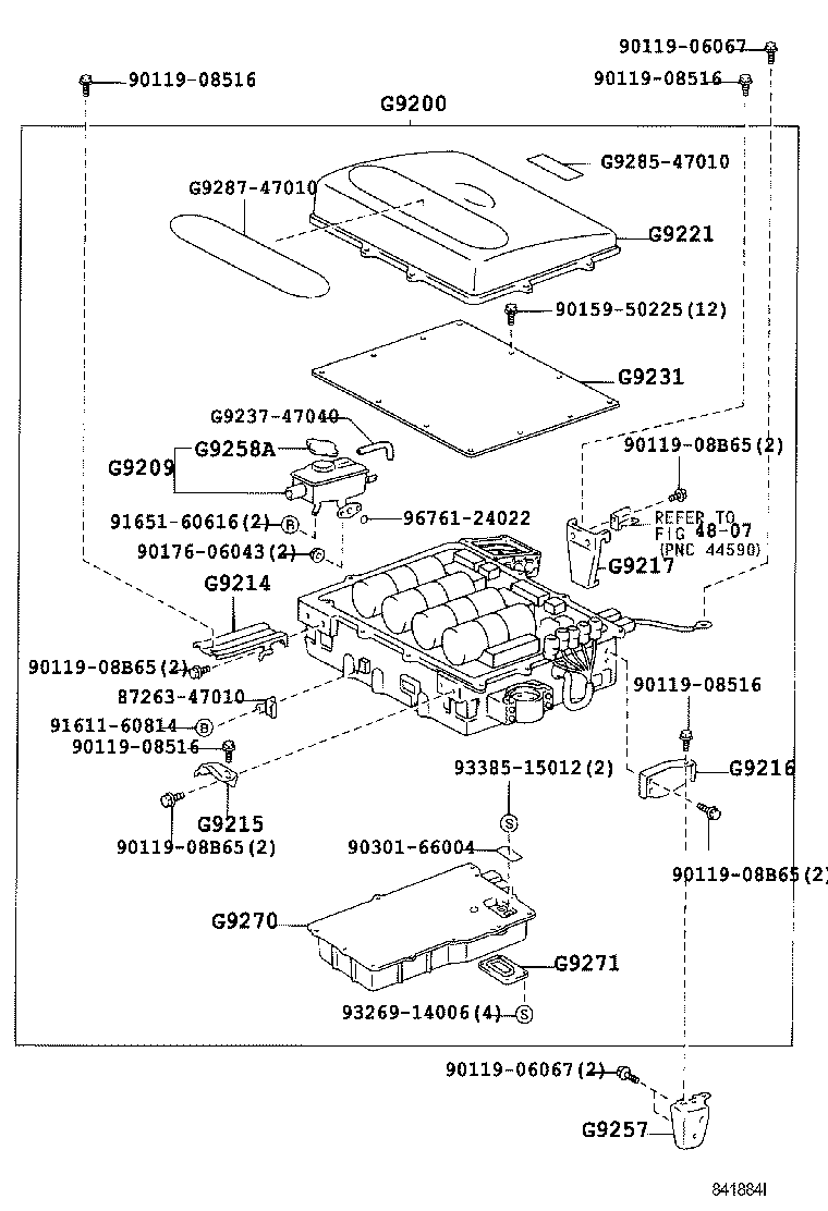 Exploded illustration 841884I