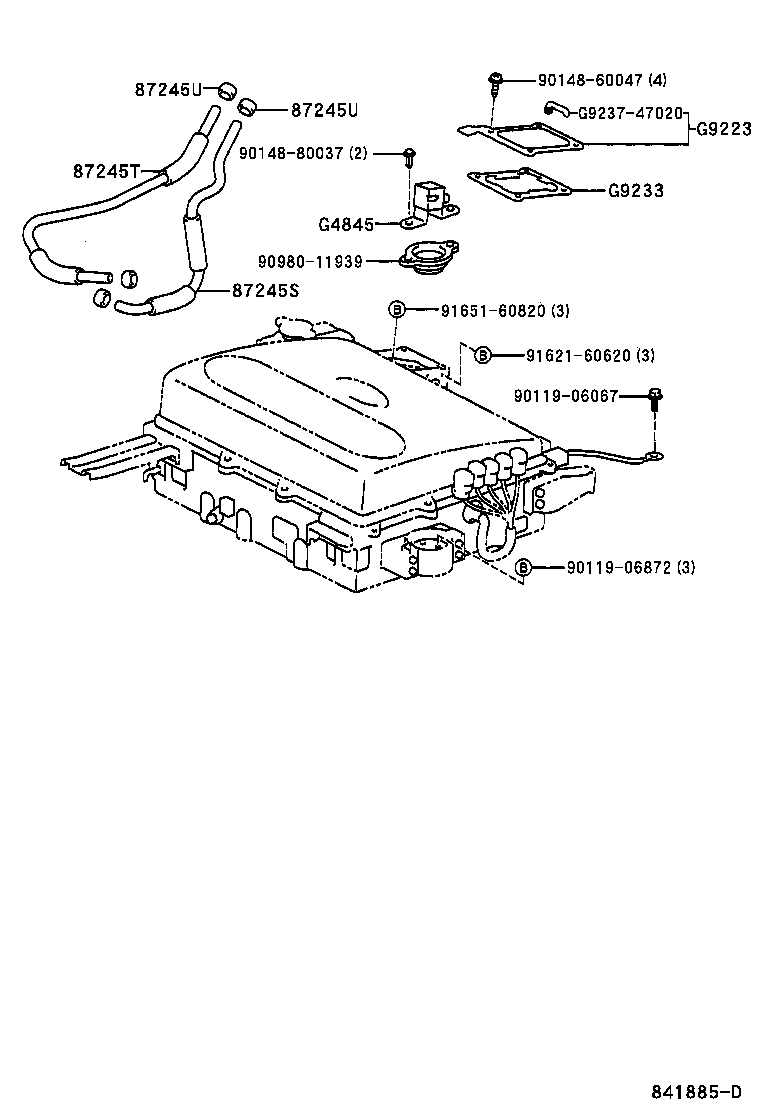 Exploded illustration 841885D