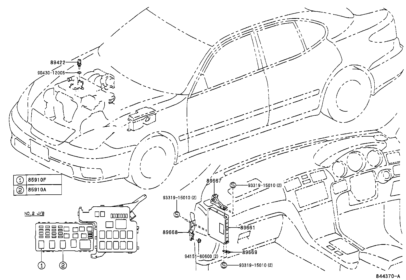 Exploded illustration 844370A