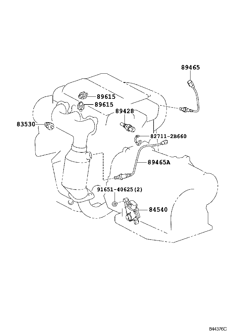 Exploded illustration 844376C