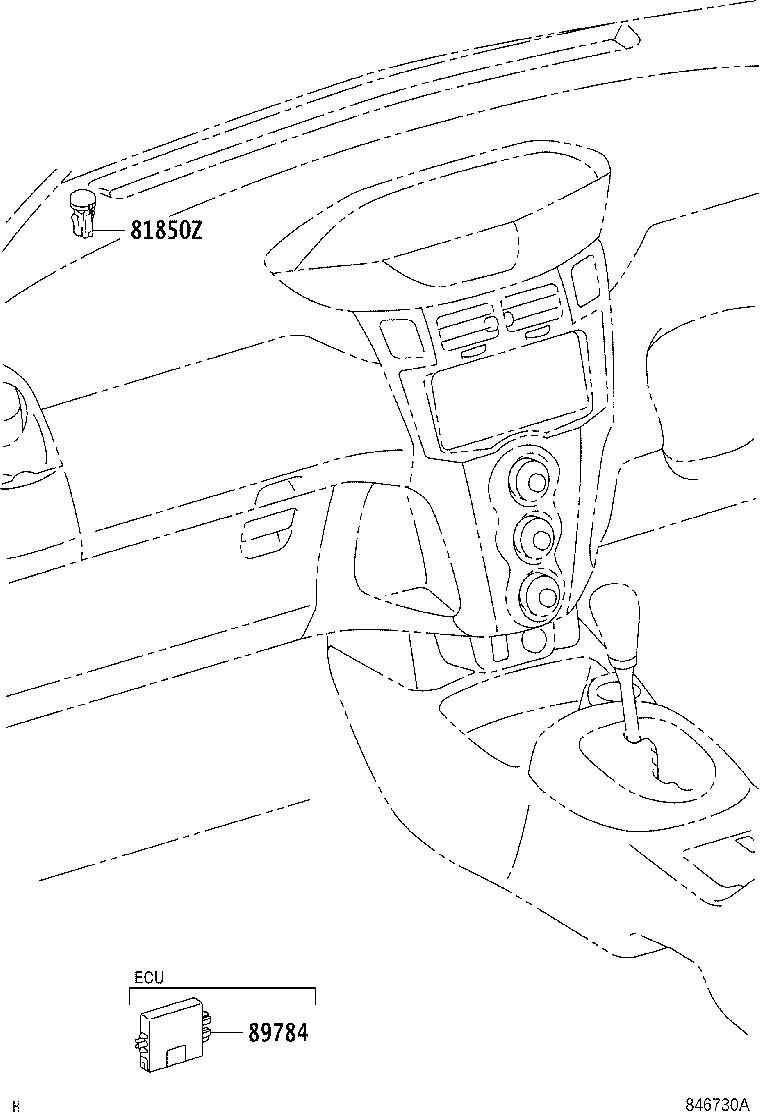Exploded illustration 846730A