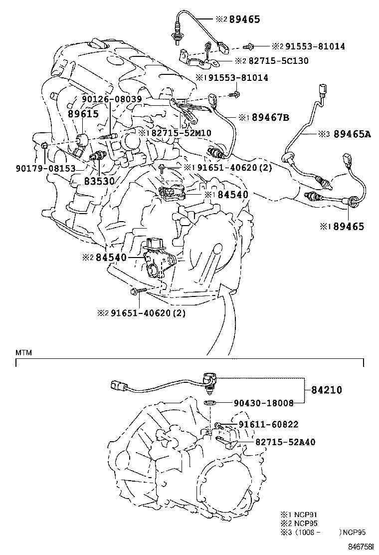 Exploded illustration 846758I
