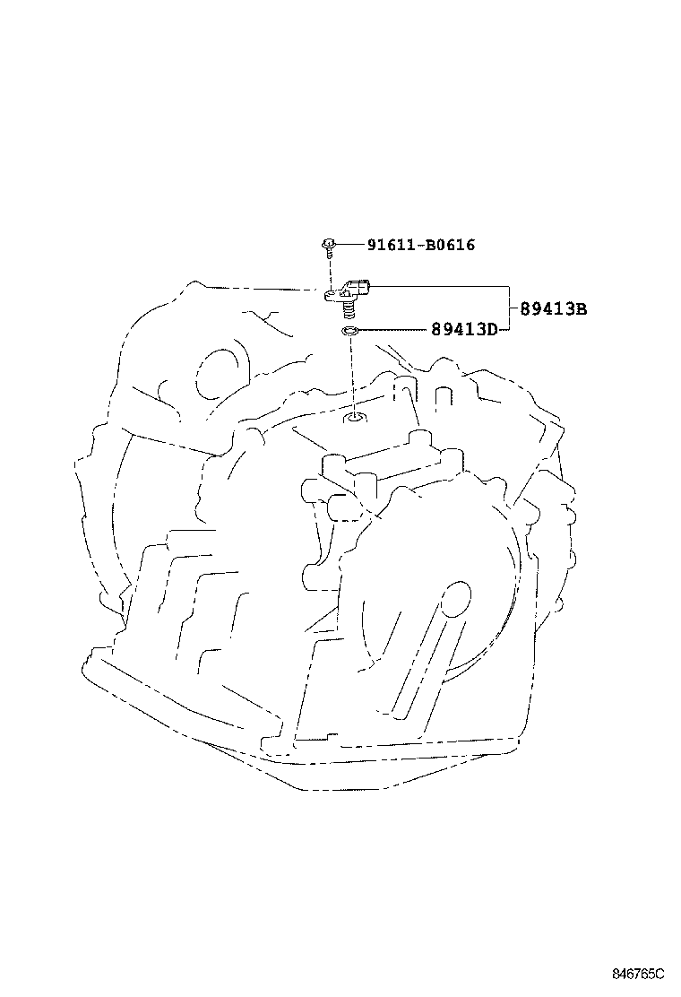 Exploded illustration 846765C