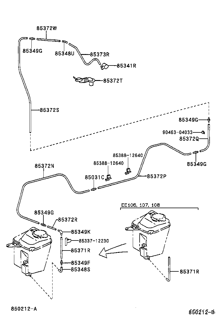Exploded illustration 850212B